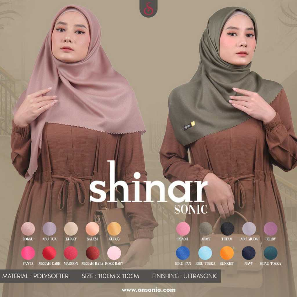 Kerudung Segiempat Shinar Lasercut Ansania Hijab Segiempat Shinar Glamour Rumah Hijab