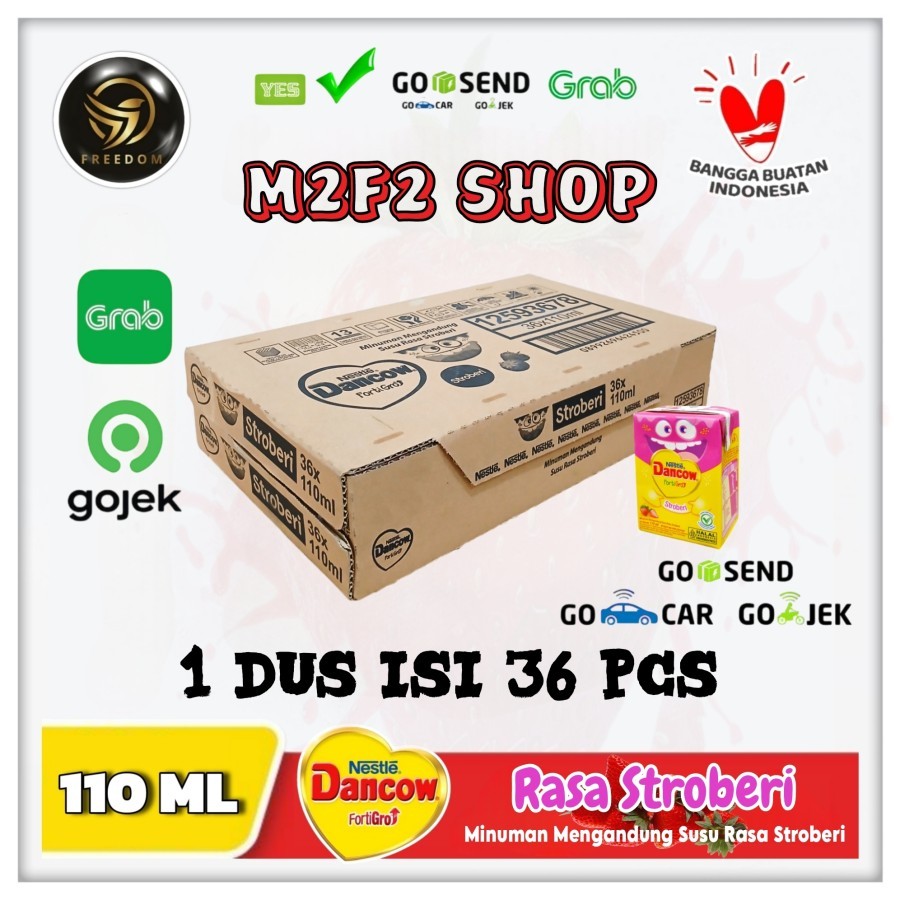 

Susu Dancow Kotak Fortigro Stroberi UHT - 110 ml Kemasan Karton (Khusus Bluebird/Gojek/Grab)