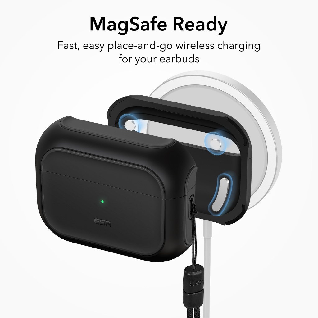 ESR Orbit Hybrid Case HaloLock AirPods Pro 1st/2nd/3rd Gen 2019/2022/2023/2025 Pelindung Case Casing