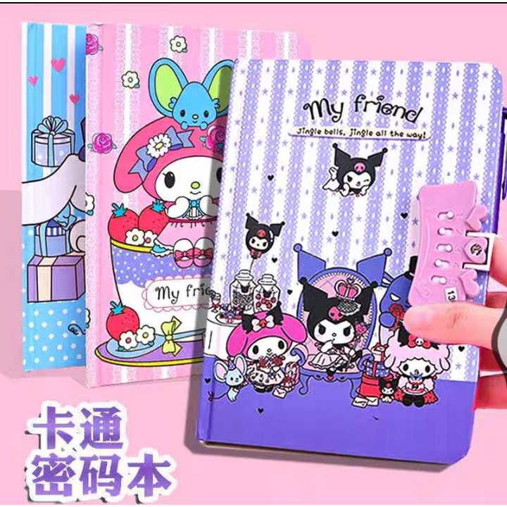 

Notebook Kode Sanrio Buku Catatan Gembok Karakter Sanrio