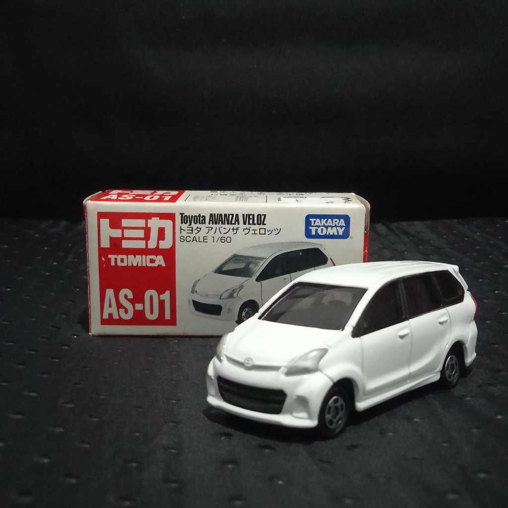 Avanza Veloz putih Tomica Diecast Toyota Takara Tomy Koleksi Miniatur Mobil Mainan anak