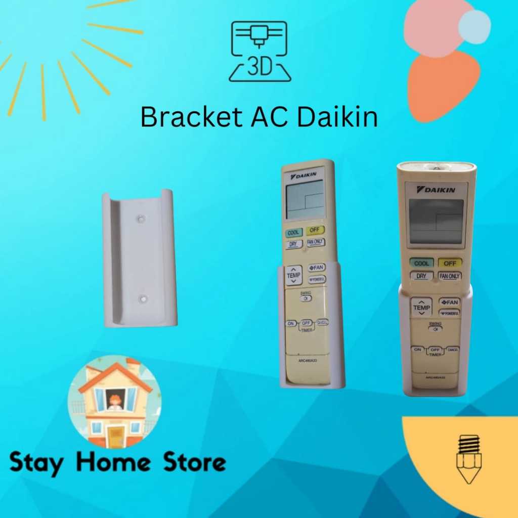 Remote AC Daikin Tempat remote ac daikin model panjang ARC