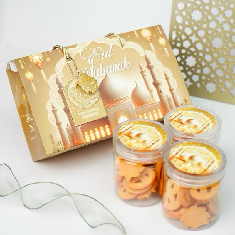 

Box Lebaran 3 Toples Kue Kering 500-800ml Goodie Bag Lebaran