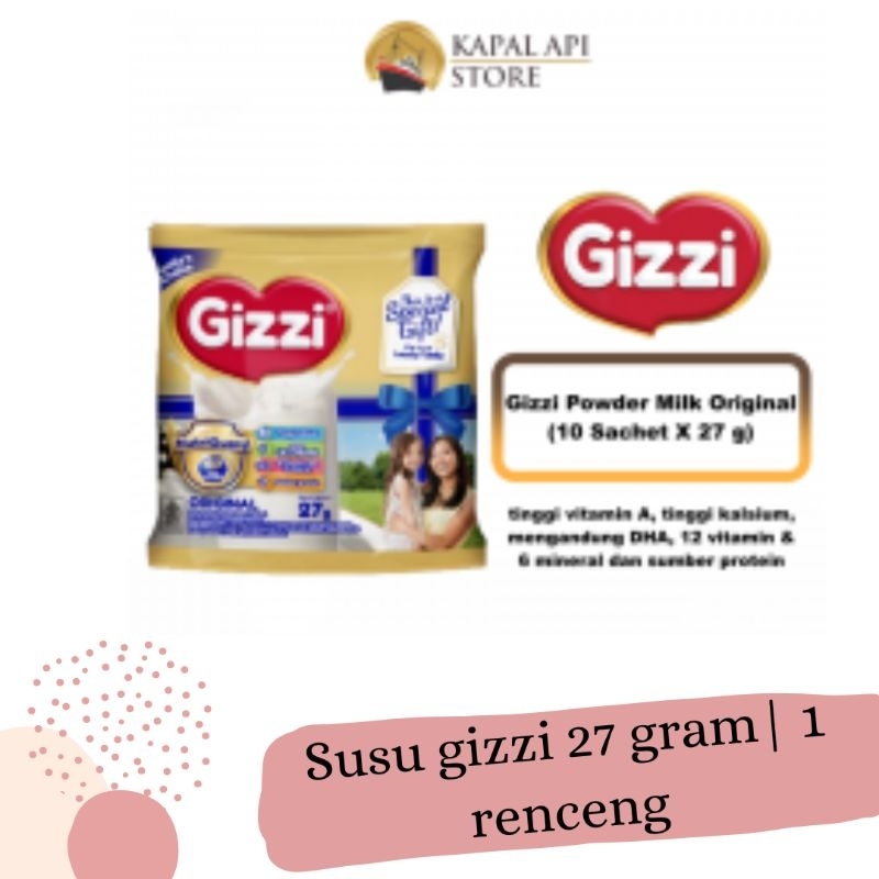 

Susu gizzi 1 renceng