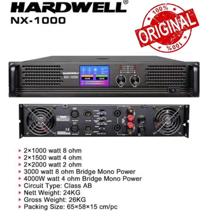 POWER AMPLIFIER MIXER KARAOKE NX 1000 ORIGINAL
