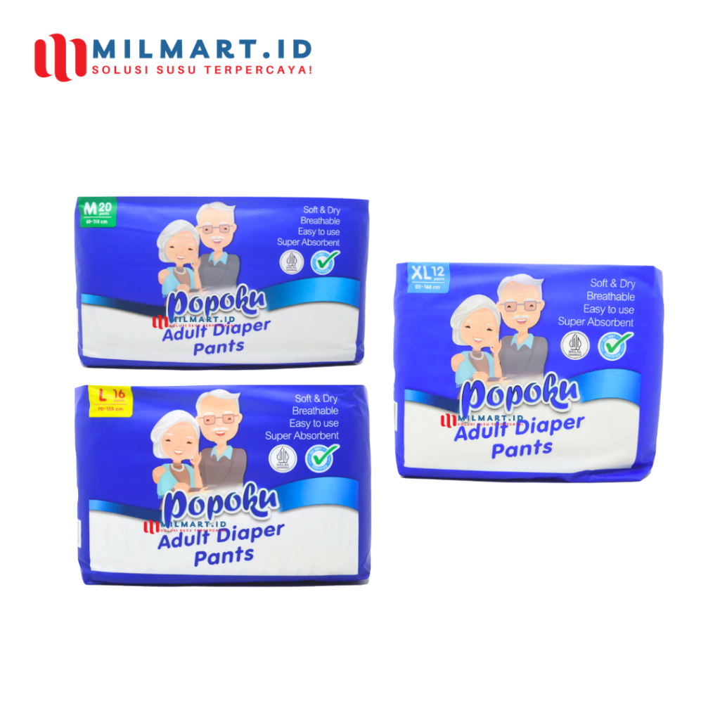 POPOKU ADULT DIAPERS PANTS JUMBO M/L/XL POPOK CELANA DEWASA ADULT DIAPERS