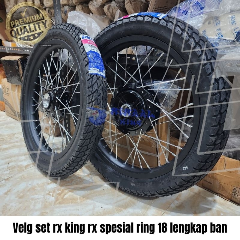 pelek velg velk rossi ring 18 rx king rx special paket murah lengkap ban