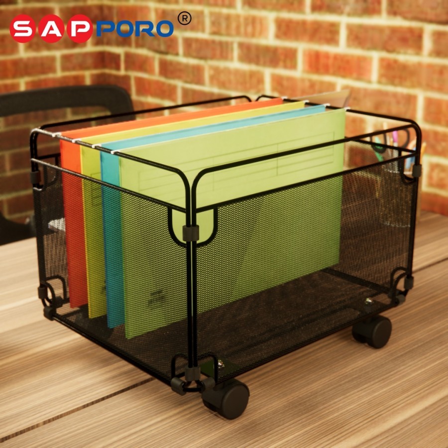 

SAPPORO HALDEN - Rak Dokumen Arsip Kantor dengan Roda Portable
