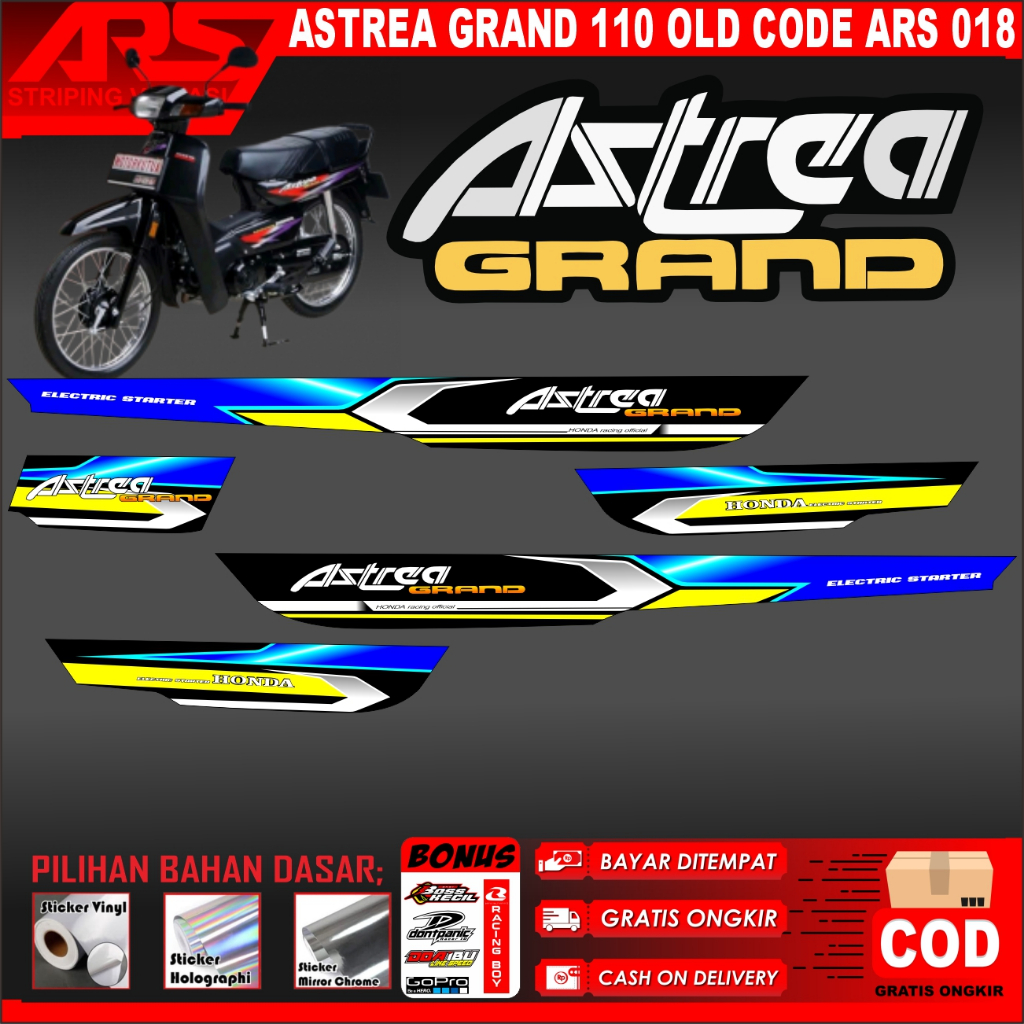 STICKER ASTREA GRAND / STRIPING ASTREA / STRIPING GRAND / STRIPING ASTREA BULUS / STIKER GRAND 018