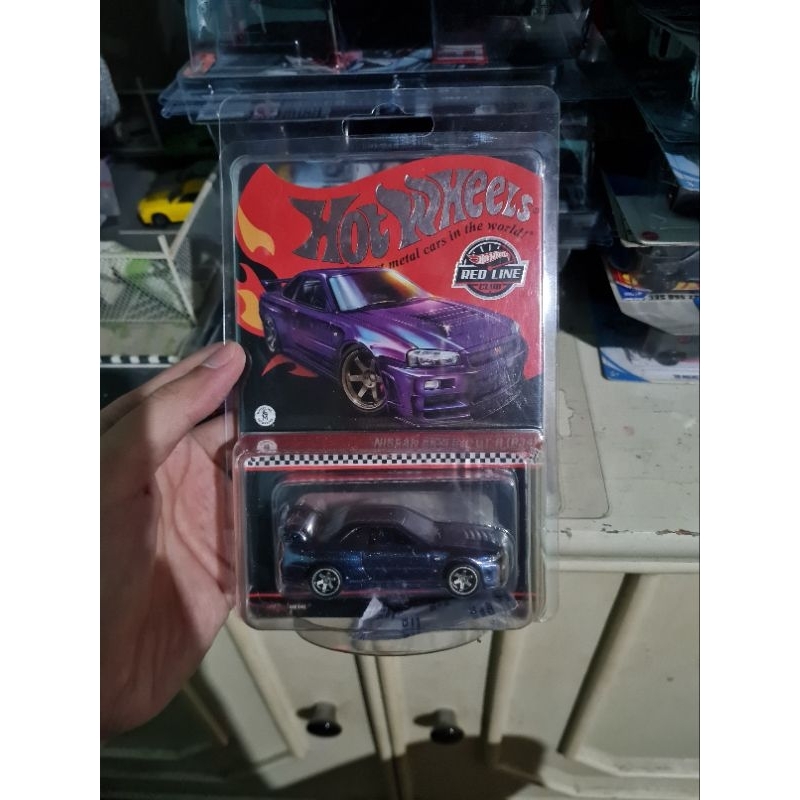 hotwheels hot wheels nissan skyline gtr r34 RLC Purple & Blue chameleon paint