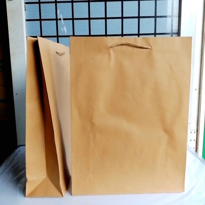 

Paper Bag Kiky Coklat Polos Xl ( Pak ) [ Original ]