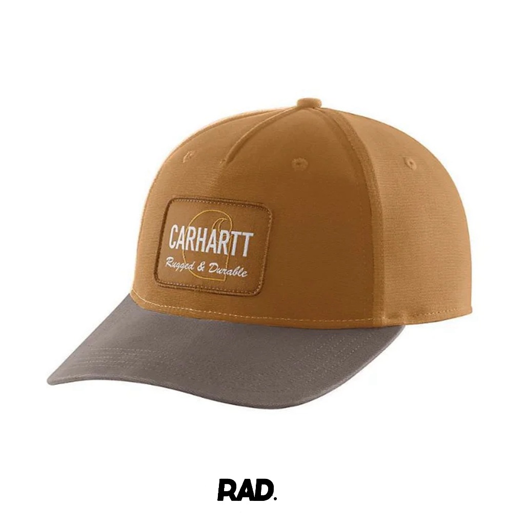 Carhartt Rugged Patch Cap Canvas Brown Original