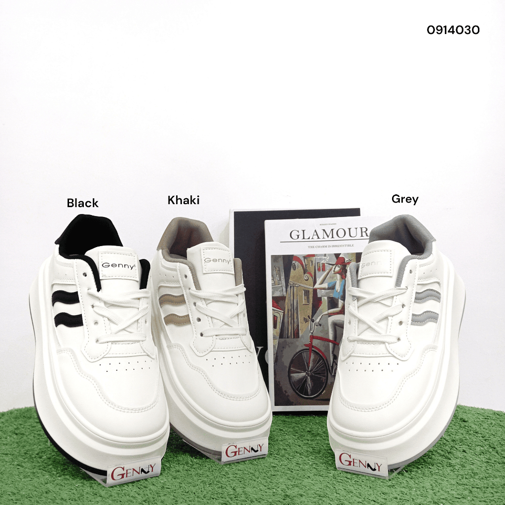 Genny Sepatu Sneakers Wanita 0914030 Tinggi 4,5 CM