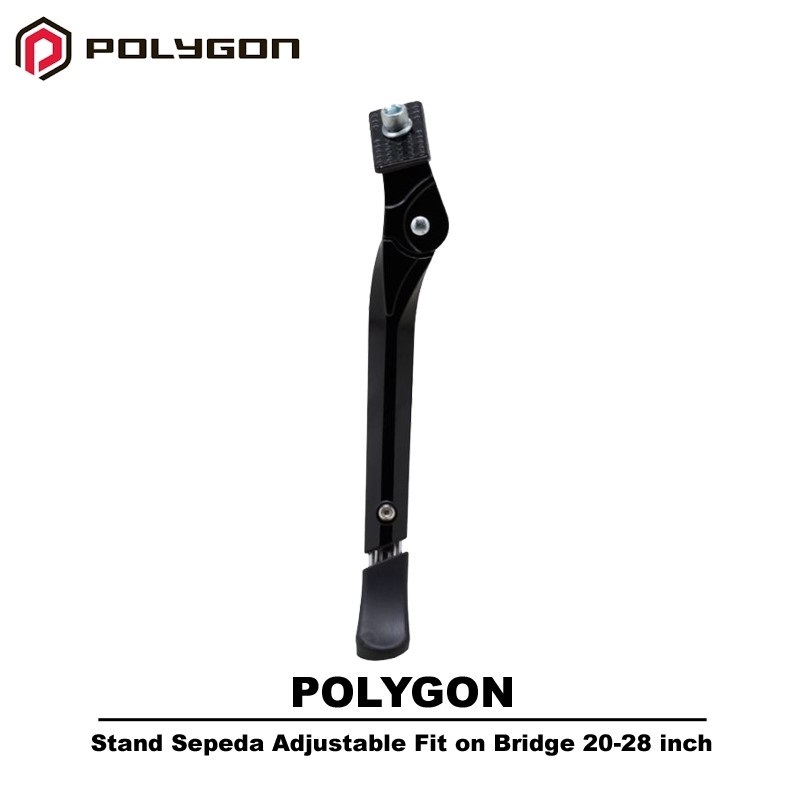 POLYGON STAND SEPEDA ADJUSTABLE FIT ON BRIDGE 20-28 INCH STANDAR TENGAH SEPEDA