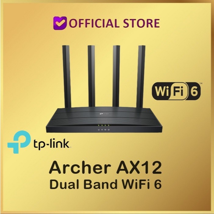 Tp-Link Archer AX12 AX1500 Wi-Fi 6 Router WiFi Modem Dual Band