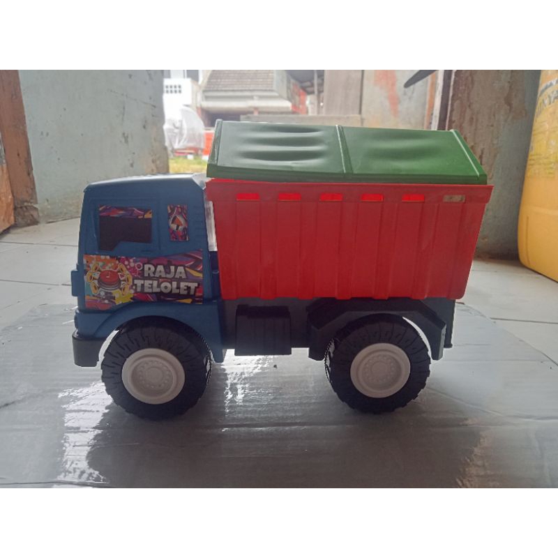 Mainan Truck Bak Plastik/Truck Terpal Raja Telolet