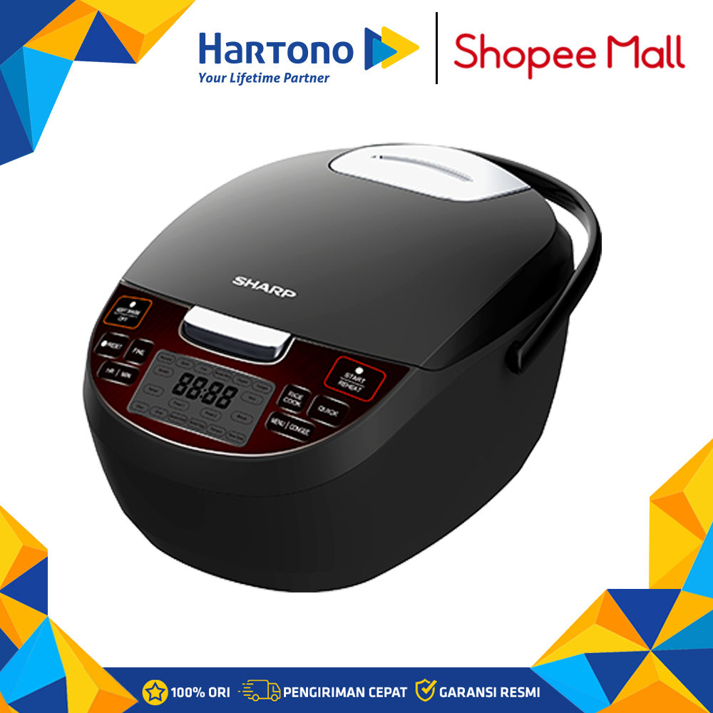 Sharp Penanak Nasi Rice Cooker Ks-Dw18-Bk