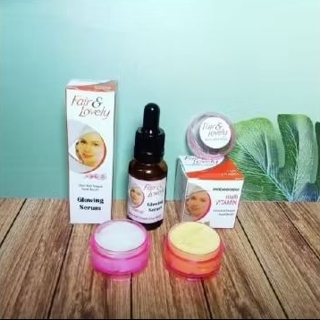 paket 3 in1 cream fair & lovely siang malam,serum fair & lovely
