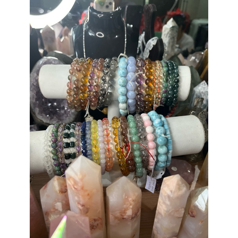 CRYSTALSALE Sphere Natural Stone Crystal Batu Alam Hobi Koleksi Batu Alam