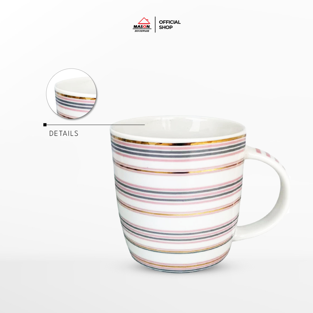 MASON MUG KERAMIK / GELAS COFFEE KERAMIK MOTIF DIFFERENT ABSTRACTS