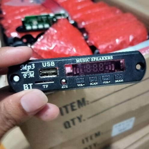 (1Pcs) MODUL KIT MP3 BLUETOOTH+FM MODULE KIT MP 3 BLUETOOTH