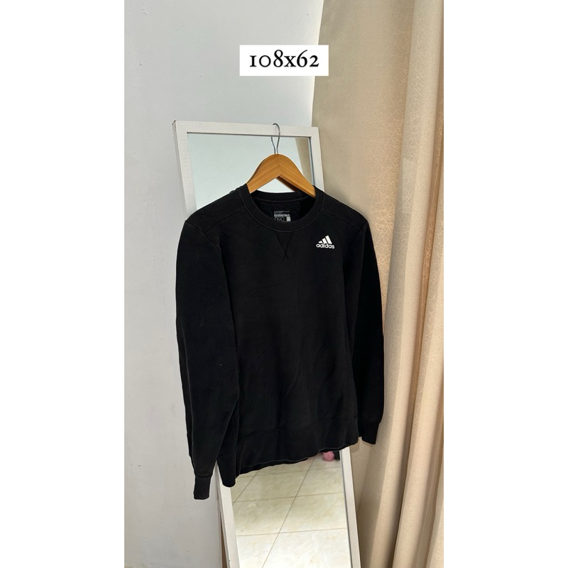 adidas crewneck black PL preloved