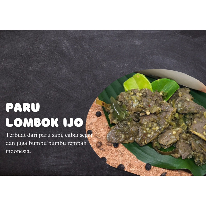 

Paru Lombok Ijo ( Frozen )