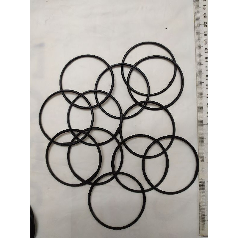 ISTARFI - Gelang karet polos gelang sunflower Gelang Karet Hitam