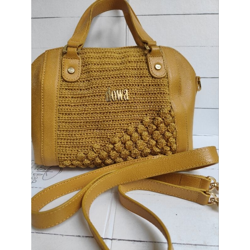 PRELOVED TAS DOWA KUNING MUSTARD