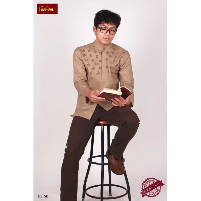 [K L] SALE 40%[RUMAH DANNIS]  KOKO TAKWA ATASAN DEWASA REMAJA LENGAN PENDEK PANJANG BAHAN KATUN JEAN