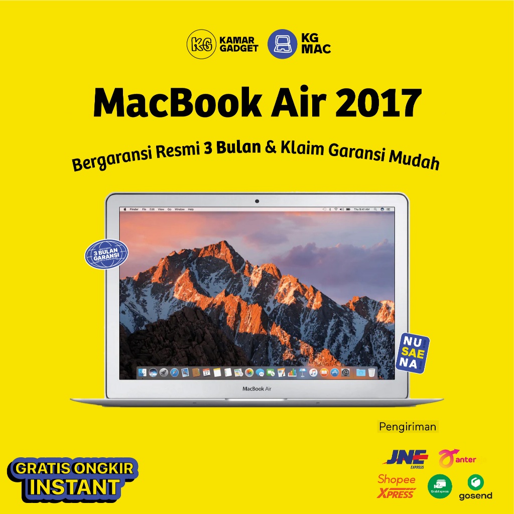 Macbook Air 2017 Second - Macbook Second Original Laptop Apple Second Ori Bergaransi Macbook IBox Ma