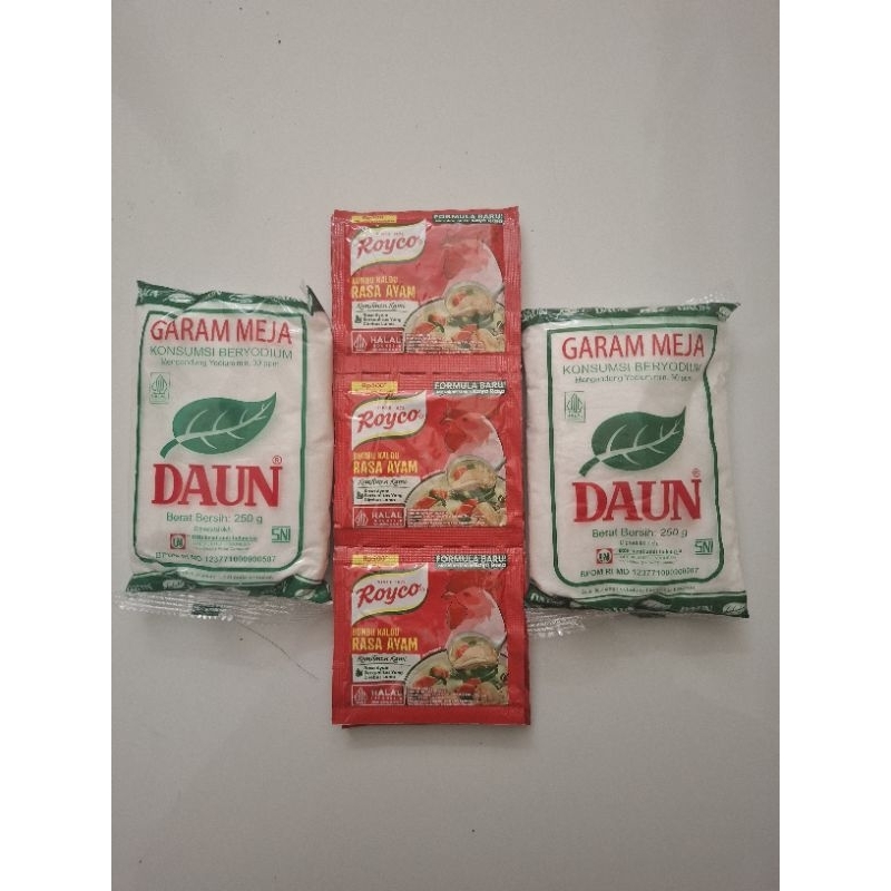 

Paket Masak HEMAT Garam dan royco/masako