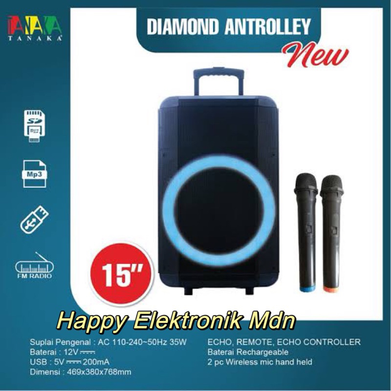 TANAKA DIAMOND 15 INCH SPEAKER TANAKA NEW DIAMOND 15 INCH TANAKA DIAMOND 15 inci SPEAKER TANAKA 15 i