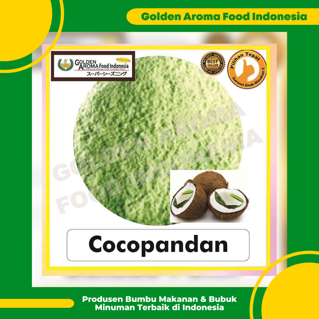 

Bumbu Tabur Rasa Cocopandan, Bubuk Tabur Cocopandan Murah Enak Terbaik, Cocopandan Seasoning Powder