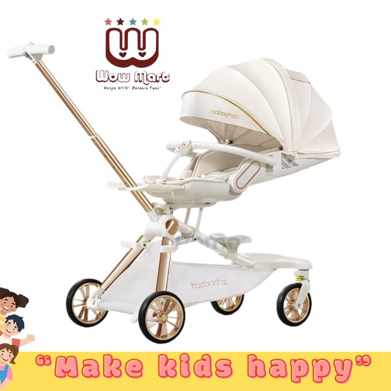 V16 Baobaohao Baby Stroller Deluxe Reversible Handle Cabin Size // Mainan Kereta Dorong Bayi Dua Ara