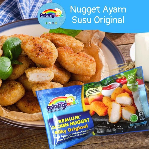 

Pelangi Nugget Ayam Milky Original Non MSG & Non Pengawet 250gr