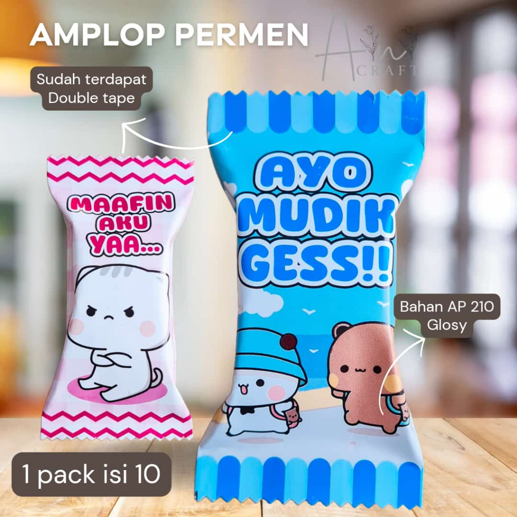 

Amplop Lebaran/10 PCS Amplop Permen/Amplop Lebaran Permen/amplop Permen Lebaran/Angpau Lebaran