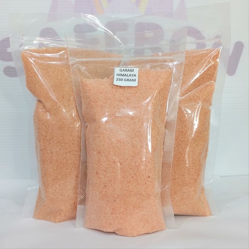

Garam Himalaya Pink 500 Gram Kemasan Pouch |Pink Salt