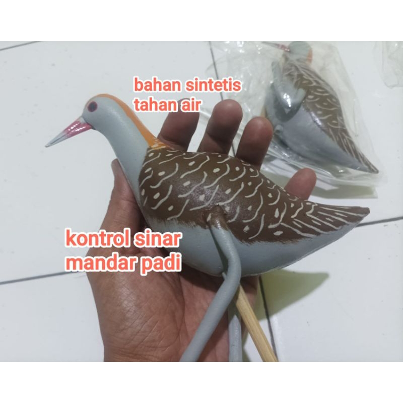 JONTROT SINTAR TAHAN AIR PATUNG BURUNG SINTAR MANDAR PADI MIRIP ASLINYA