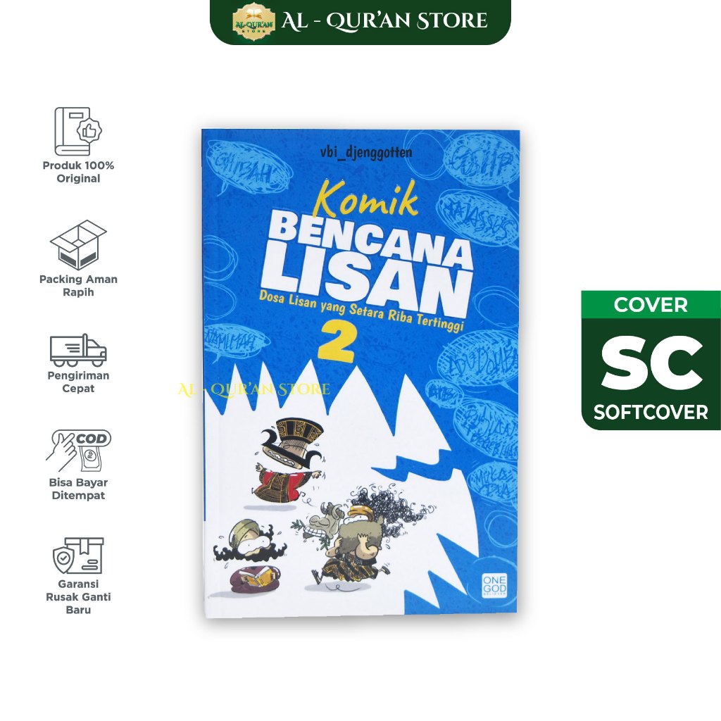 Komik Anak Islami Komik Bencana Lisan Buku Vbi Djenggotten Jilid 2 Dosa Dosa Lisan Yang Dilarang Nab