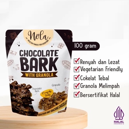 

Nola Chocolate Bark with Granola 100gr - Verlin