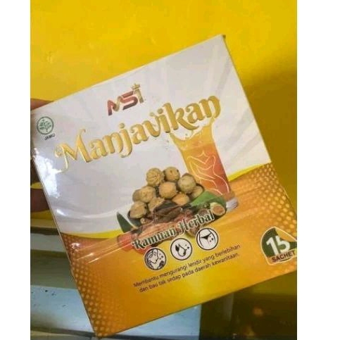 

JAMU MANJAVIKAN 1BOX (15SASET) ORIGINAL /PELANCAR HAID/KEPUTIHAN/PROMIL