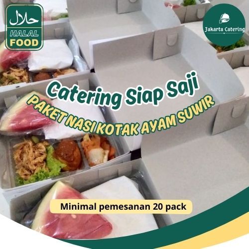 

Paket Nasi Ayam Suwir Box Paling Murah Enak Makanan Halal Instan Siap Saji Favorit Semua Acara