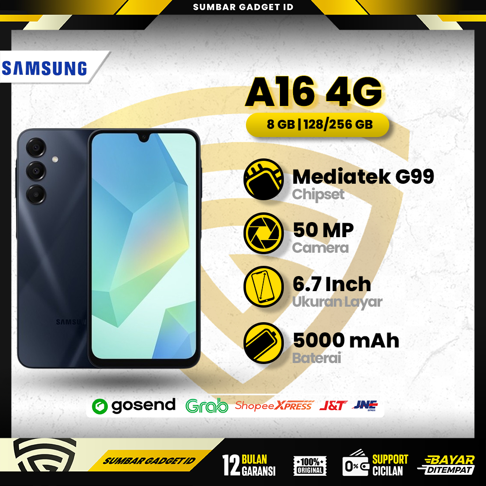 Samsung Galaxy A16 4G 8+128GB/8+256GB 6,5 inch 5,000mAh Bluetooth v5.3