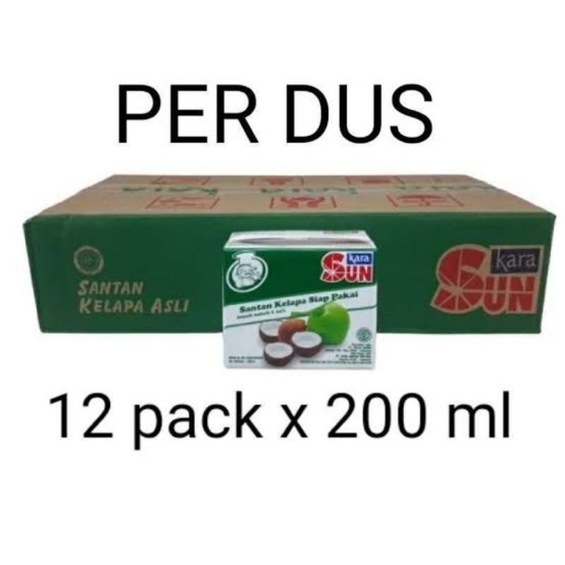 

Santan Sun Kara Siap Pakai TPK 200 ml 1 dus