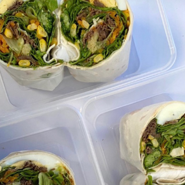 

salad wrap