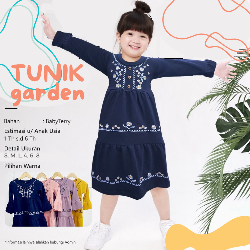 Dress Tunik Muslimah Cantik, Tampil Stylish dan Syar’i