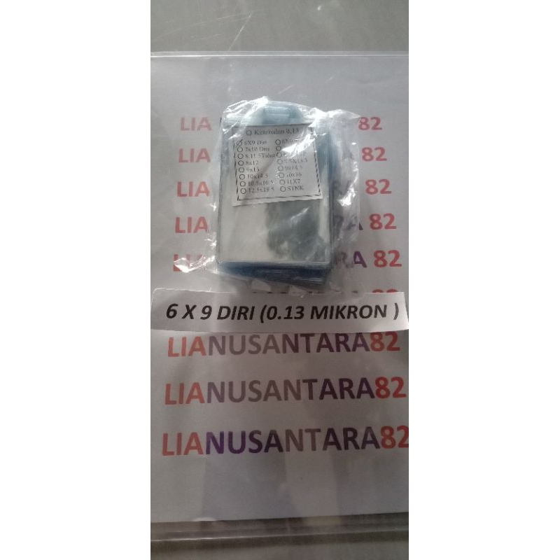 

plastik panitia ukuran 6 x 9 Diri tebal 0, 13 mikron isi 100 pcs