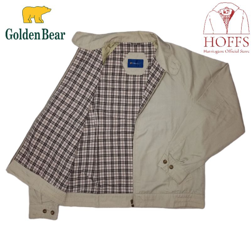 Golden Bear Harrington Jacket Cream L 1GLDNBRHRKHM