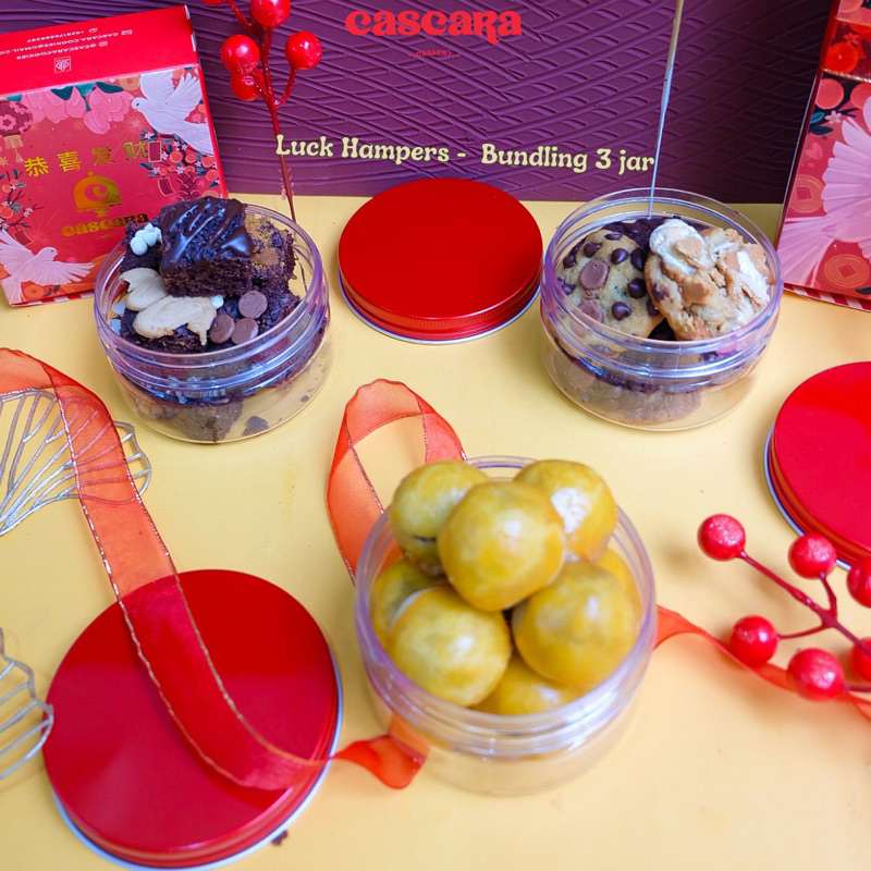 

Cascara Cookies - Luck Hampers Imlek Cookies Nastar Bolu Sincia Chinese New Year CNY 2025 Jar 250ml